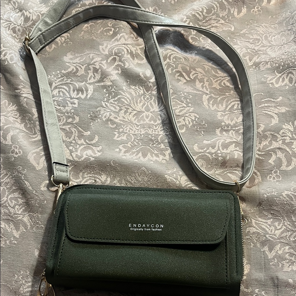 Very cute Dark Green Crossbody Bag